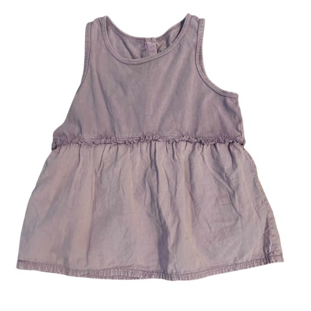 Egg by Susan Lazar Girls purple babydoll tank size 5 excellent condition